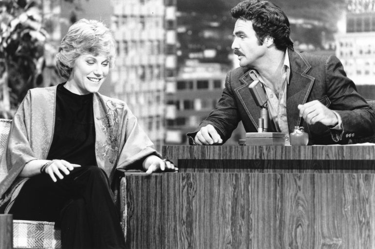 Anne and Burt Reynolds while Burt was guest hosting for Johnny Carson
