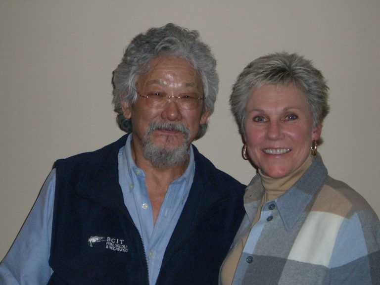 Anne with David Suzuki