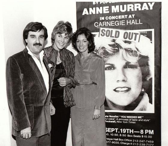 Anne with Leonard and Caron Rambeau at a sold out Carnegie Hall show