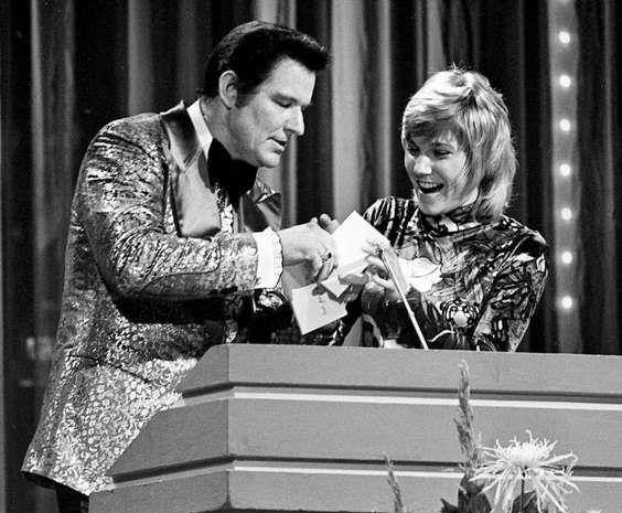 Anne and Freddie Hart on the 1972 CMA Awards