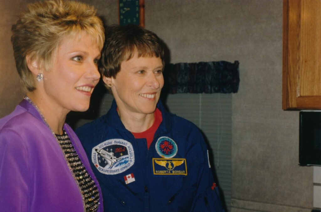 Anne with Roberta Bondar