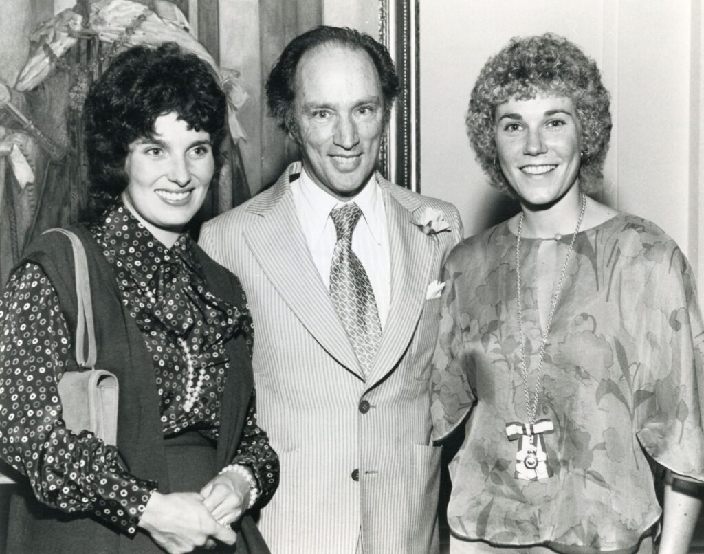 Anne with the Trudeaus following her admission to the Order of Canada