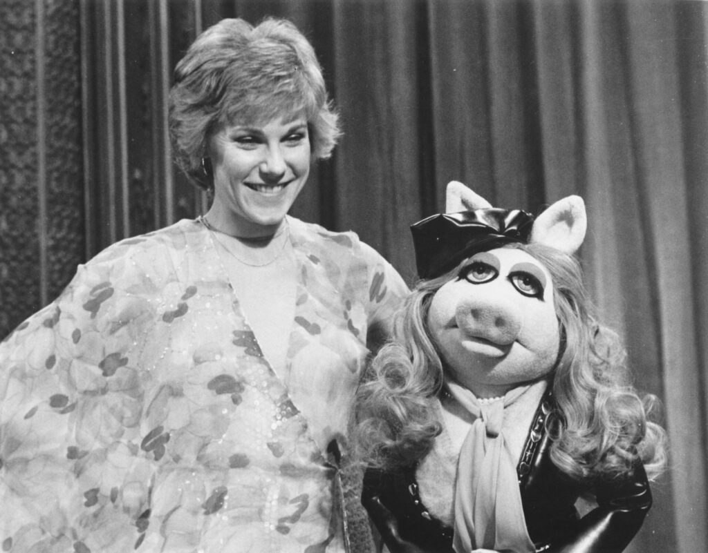 Anne with Miss Piggy