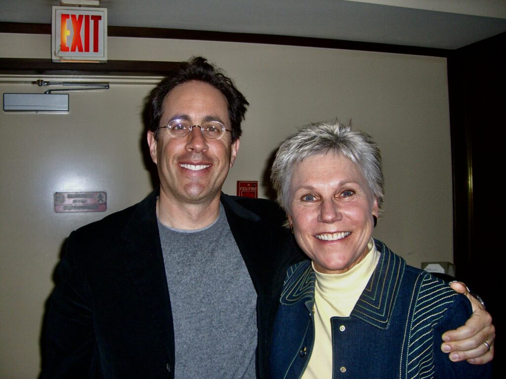 Anne with Jerry Seinfeld