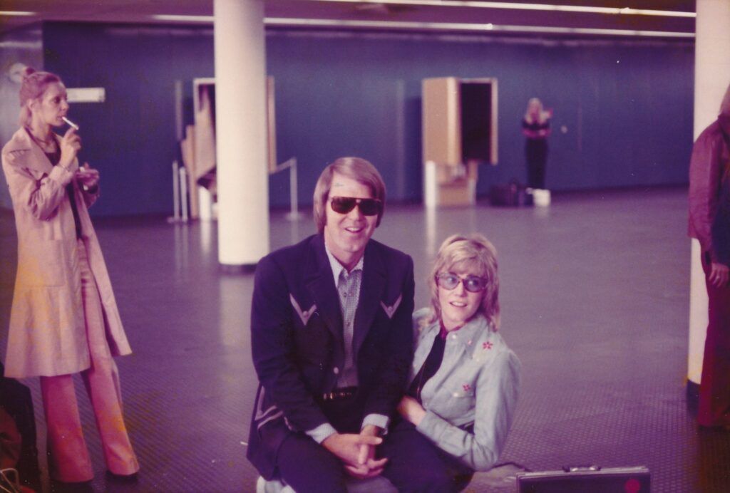 Anne, Glen Campbell, and Patric Reeves Aaron